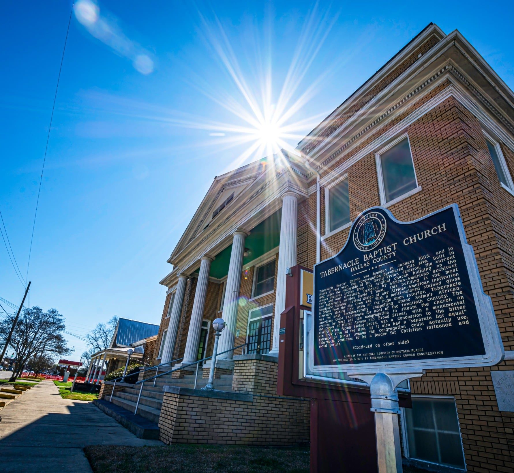 Tabernacle Baptist Church Selma Alabama kerk gebouw